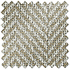 Soft Chevron, Toffee - Motorised Roman Blind